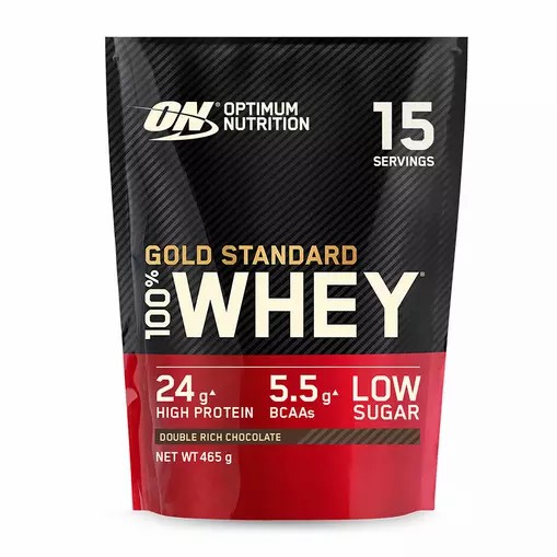 Optimum Nutrition Gold Standard 100% Whey Protein Powder Double Rich Chocolate 465 grams (15 Servings) | 673824-XJT