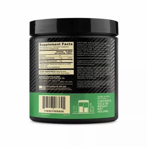 Optimum Nutrition Micronized Creatine Powder Blueberry Lemonade 0.79 lb (60 Servings) | 849750-AVI