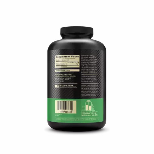 Optimum Nutrition Micronized Creatine Powder Unflavored 1.32 lb (120 Servings) | 625890-UJT