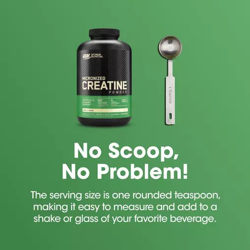 Optimum Nutrition Micronized Creatine Powder Unflavored 1.32 lb (120 Servings) | 625890-UJT
