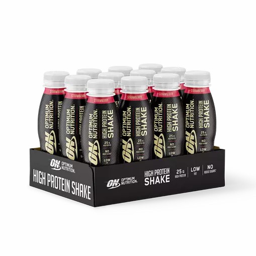 Optimum Nutrition Optimum Protein Shake Strawberry 3960 ml (12 bottles) | 501798-YDL