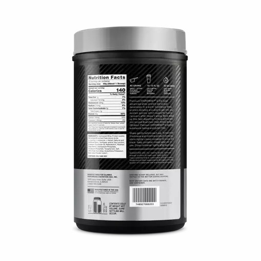 Optimum Nutrition PLATINUM HYDROWHEY™ Supercharged Strawberry 1.76 lb (20 Servings) | 051473-WFQ