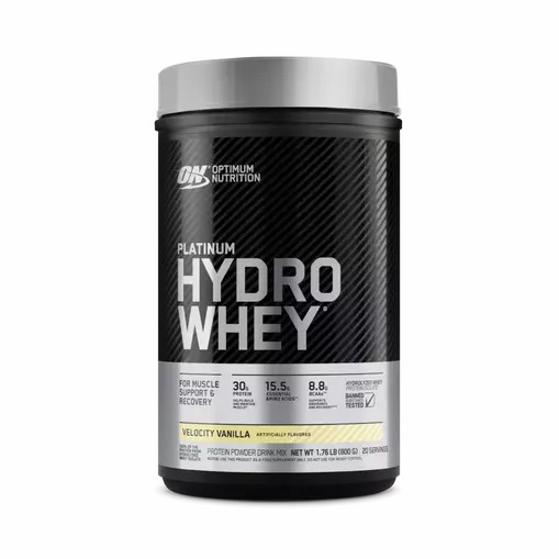 Optimum Nutrition PLATINUM HYDROWHEY™ Velocity Vanilla 1.76 lb (20 Servings) | 534170-GIE