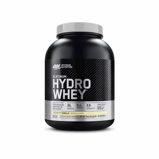 Optimum Nutrition PLATINUM HYDROWHEY™ Velocity Vanilla 3.52 lb (40 Servings) | 017482-VWU