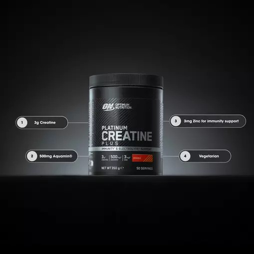 Optimum Nutrition Platinum Creatine Plus Orange 350 grams (50 Servings) | 402613-TAL