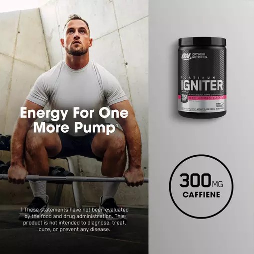 Optimum Nutrition Platinum Igniter Berry Lemonade Blast 0.84 lb (20 Servings) | 564392-TKV