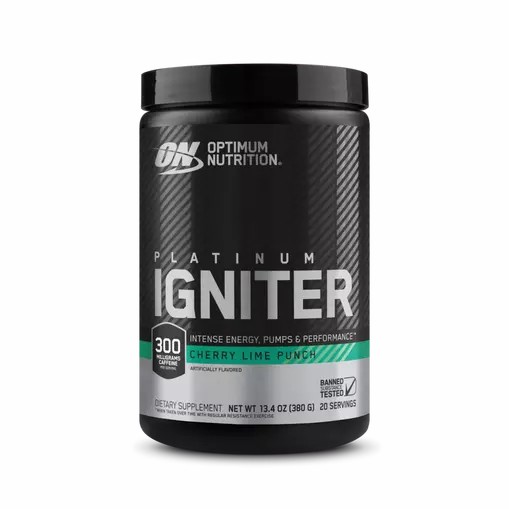 Optimum Nutrition Platinum Igniter Cherry Lime Punch 0.84 lb (20 Servings) | 541980-JCY