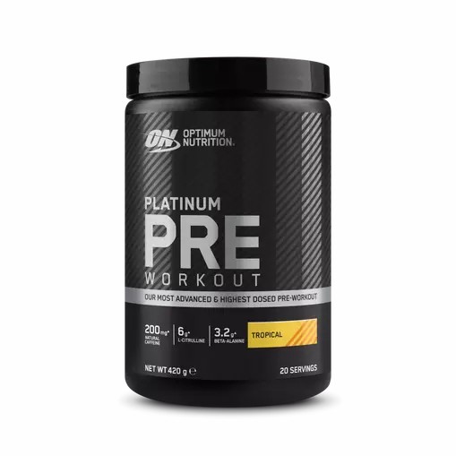 Optimum Nutrition Platinum Pre-workout Tropical 420 grams (20 Servings) | 052791-YUQ
