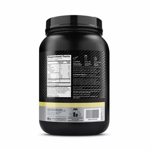 Optimum Nutrition Platinum Rebuild Vanilla Buttercream 1.63 lb (20 Servings) | 437506-OEZ