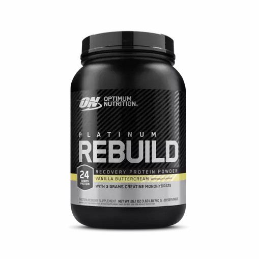 Optimum Nutrition Platinum Rebuild Vanilla Buttercream 1.63 lb (20 Servings) | 437506-OEZ