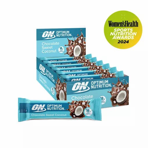 Optimum Nutrition Protein Bar Chocolate Sweet Coconut 720 grams (12 Bars) | 259367-EDL