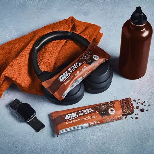 Optimum Nutrition Protein Bar Chocolate Brownie Crunch 65 grams (1 Bars) | 308517-EXH