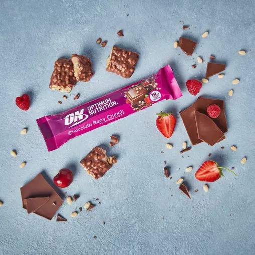 Optimum Nutrition Protein Bar Chocolate Berry Crunch 55 grams (1 bars) | 263814-SMI