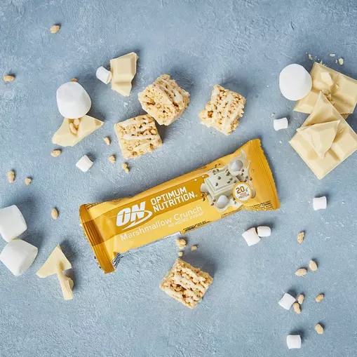 Optimum Nutrition Protein Bar Marshmallow Crunch 650 grams (10 Bars) | 962431-PEI