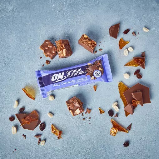 Optimum Nutrition Protein Bar Nutty Chocolate Caramel 70 grams (1 Bars) | 083467-XFY