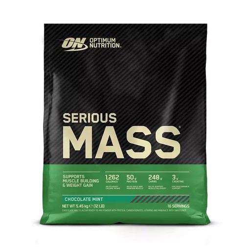 Optimum Nutrition Serious Mass Chocolate Mint 5.45 kg (16 Servings) | 873195-PWV