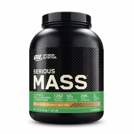 Optimum Nutrition Serious Mass Chocolate Peanut Butter 2.73 kg (8 Servings) | 718609-GOH